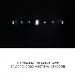 Вытяжка декоративная наклонная Minola HVS 6612 BL 1000 LED