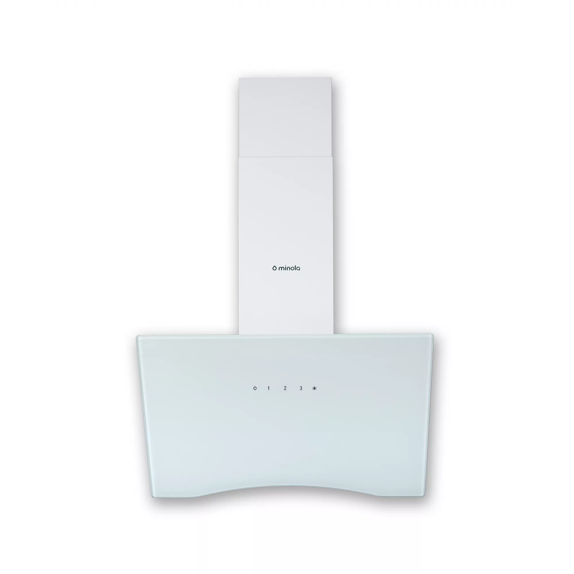 Вытяжка декоративная наклонная MINOLA HVS 6612 WH 1000 LED (Цвет Белый), Атикул 5902767901574 |  купить на AQUILA.UA - фото 1
