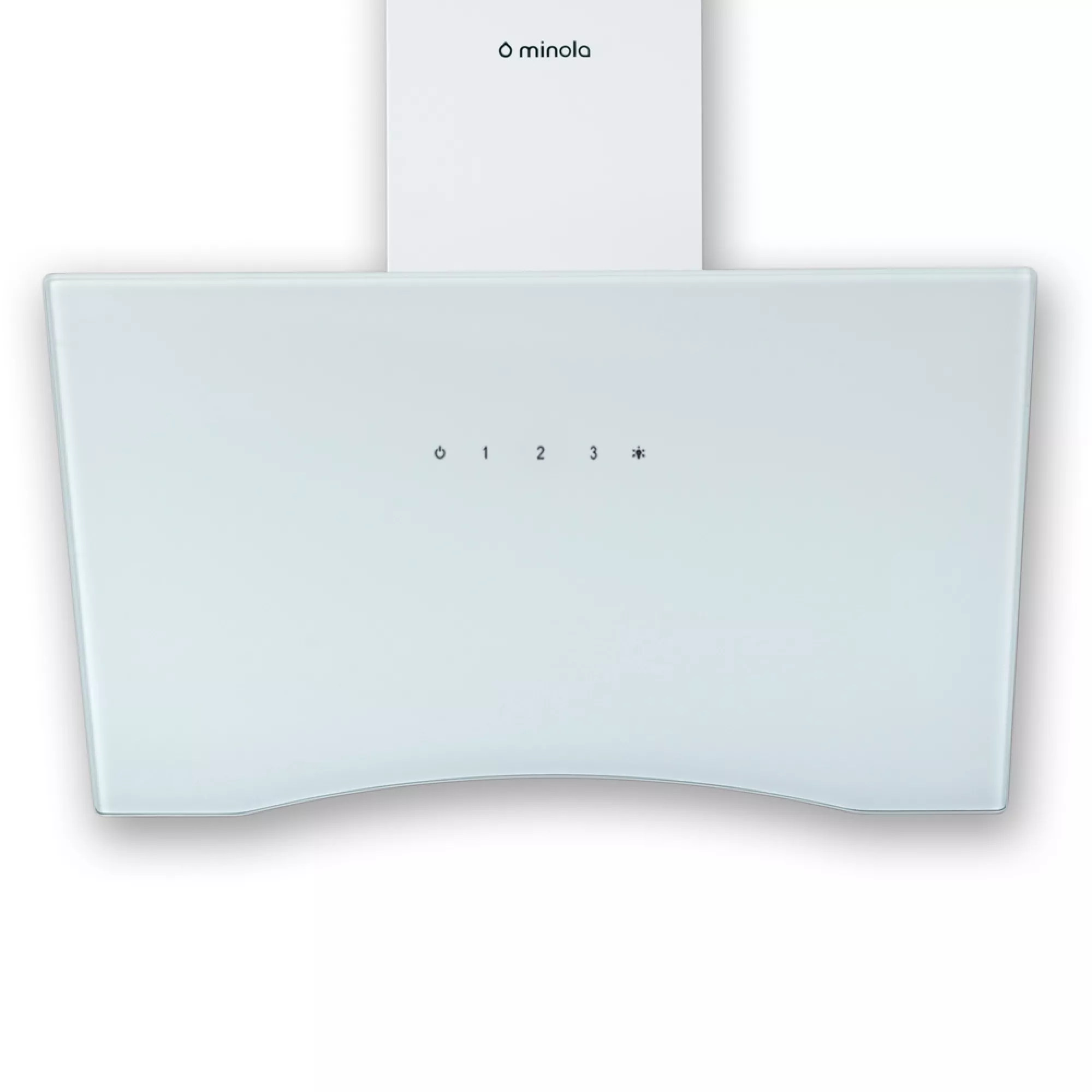 Вытяжка декоративная наклонная MINOLA HVS 6612 WH 1000 LED - фото 3