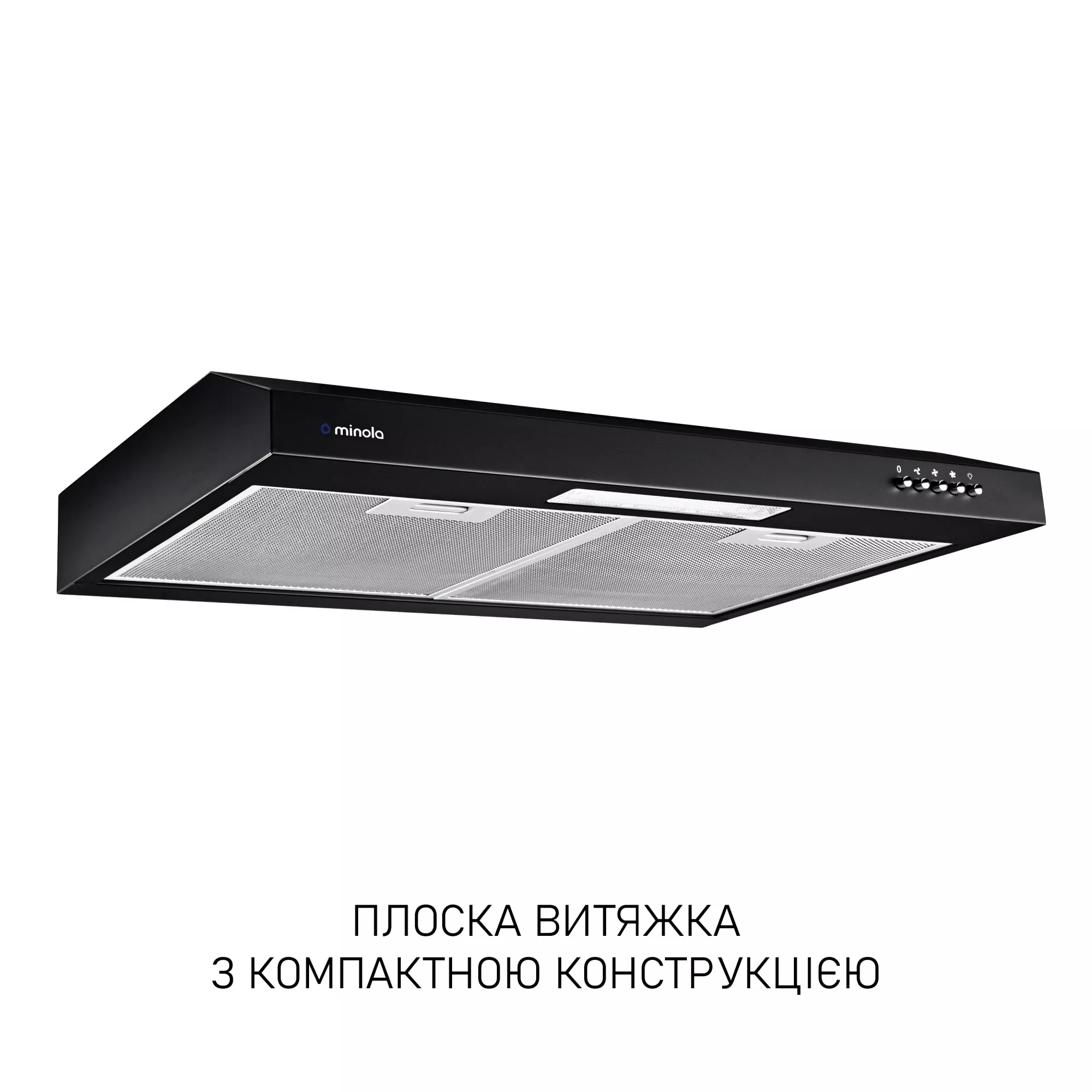 Вытяжка плоская Minola HPL 612 BL - фото 2