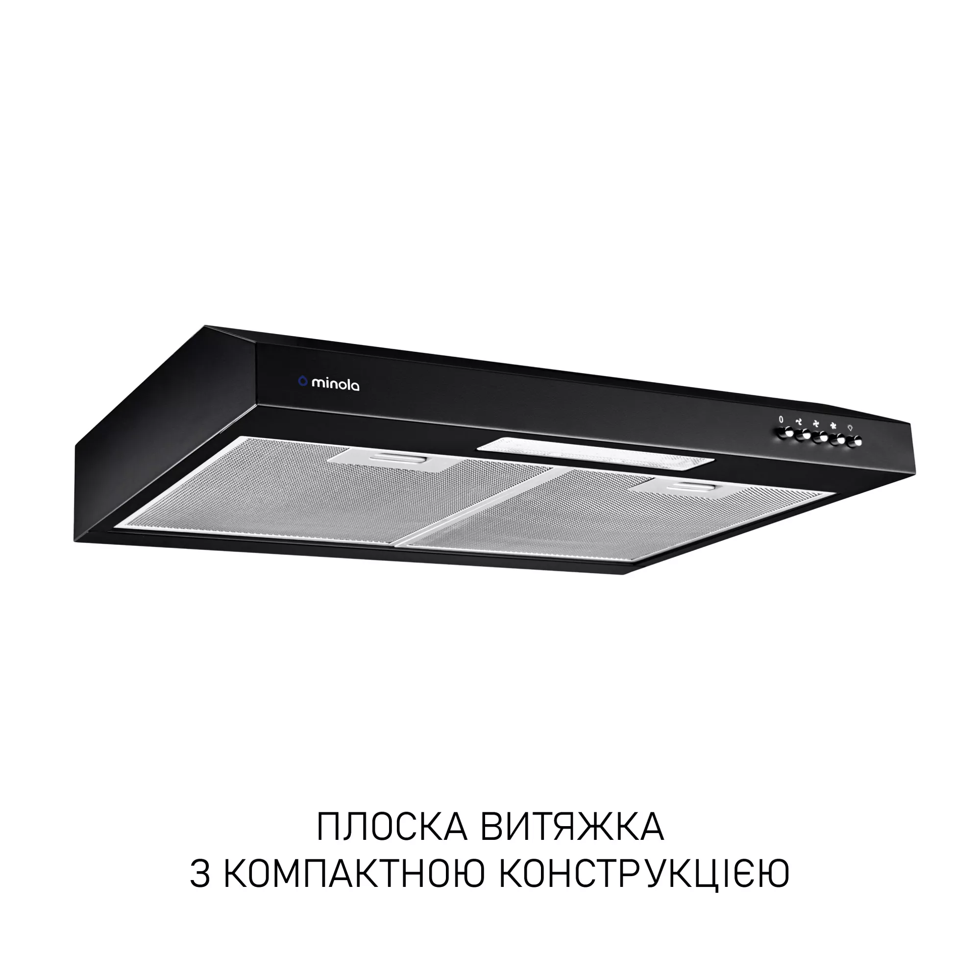 Вытяжка плоская Minola HPL 512 BL - фото 2