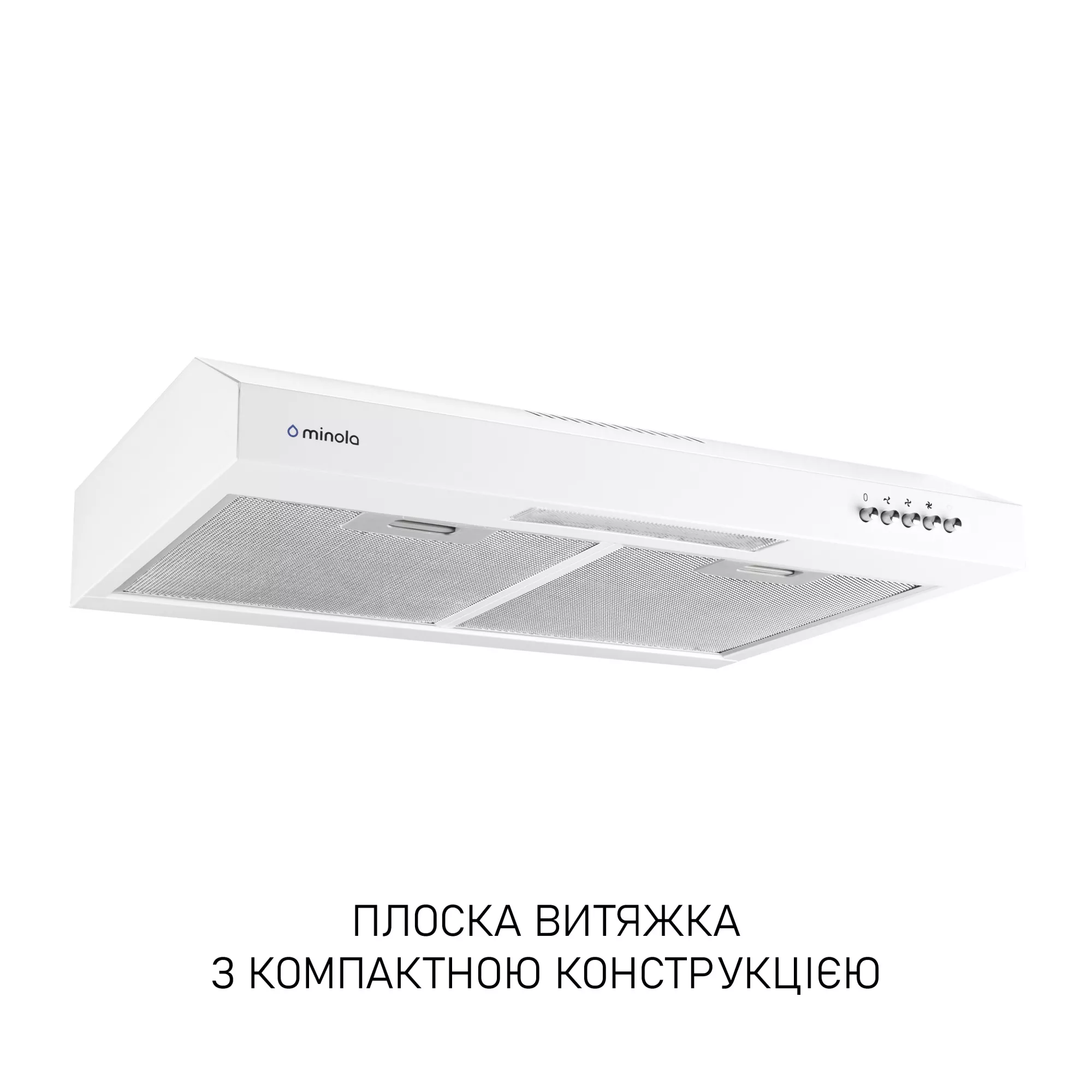 Вытяжка плоская Minola HPL 512 WH - фото 2
