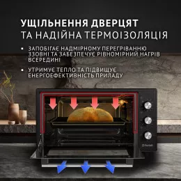 Электрическая печь PERFELLI CLASSIC 48 BLACK
