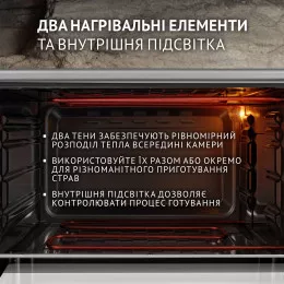 Электрическая печь PERFELLI CLASSIC 48 GREY