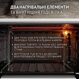 Електрична піч PERFELLI MIRAGE 37 WHITE