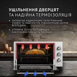 Електрична піч PERFELLI MIRAGE 48 WHITE