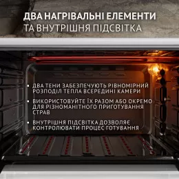 Електрична піч PERFELLI MIRAGE 48 WHITE