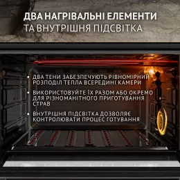 Електрична піч PERFELLI SIERRA 48 BLACK