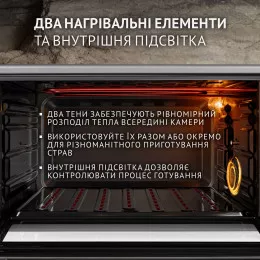 Електрична піч PERFELLI SIERRA 48 GREY