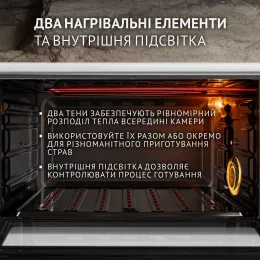 Електрична піч PERFELLI SIERRA 48 WHITE