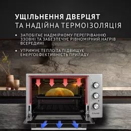 Электрическая печь PERFELLI TRIMO 37 GREY