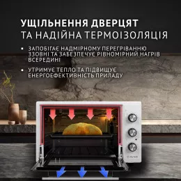 Электрическая печь PERFELLI TRIMO 37 WHITE