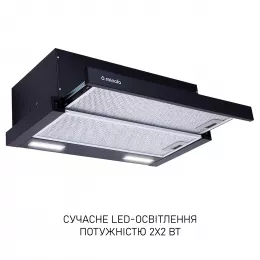 Витяжка телескопічна Minola HTL 6215 BL 700 LED