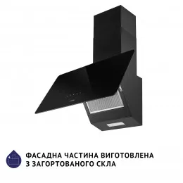 Витяжка декоративна похила MINOLA HVS 6224 BL 700 LED