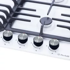 Поверхность газовая на металле Perfelli DIAMOND M69C BIANCO