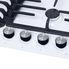 Поверхность газовая на металле Perfelli DIAMOND MW69C BIANCO