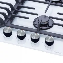 Поверхня газова на склі PERFELLI DIAMOND G69C BIANCO