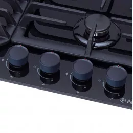 Поверхня газова на склі PERFELLI DIAMOND GW69C NERO