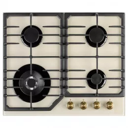 Поверхность газовая на стекле PERFELLI VINTAGE GW69C BEIGE