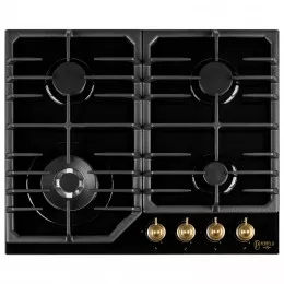 Поверхность газовая на стекле PERFELLI VINTAGE GW69C NERO