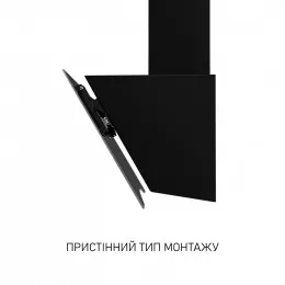 Витяжка декоративна похила MINOLA HVS 6812 BL 1200 LED