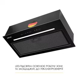 Витяжка повновбудована WEILOR LUNA WBG 55 BLACK