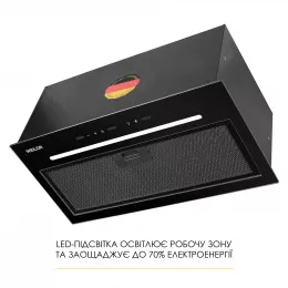 Вытяжка полновстраиваемая WEILOR LUNA WBG 59 BLACK SILENCE