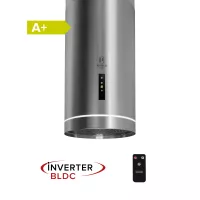 Вытяжка островная PERFELLI DESIGN ISOLA 35 INOX SILENZIO