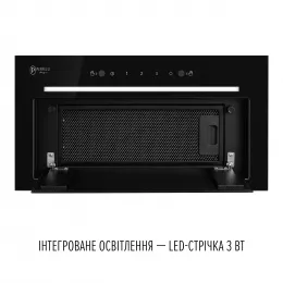 Вытяжка полновстраиваемая PERFELLI DESIGN FILINI 5 NERO