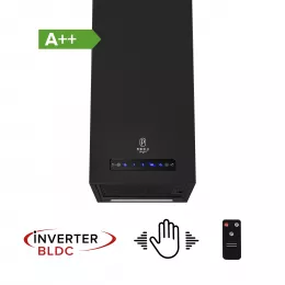 <smal>Витяжка пристінна</smal><br> PERFELLI DESIGN QUADRO 36 NERO SILENZIO