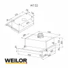 Вытяжка телескопическая WEILOR WT 52 WH (Германия)- № 13