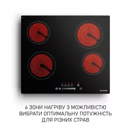 Варильна поверхня склокерамічна Minola MHS 6071 TBL