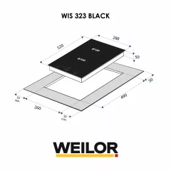 Поверхность индукционная Domino WEILOR WIS 323 BLACK