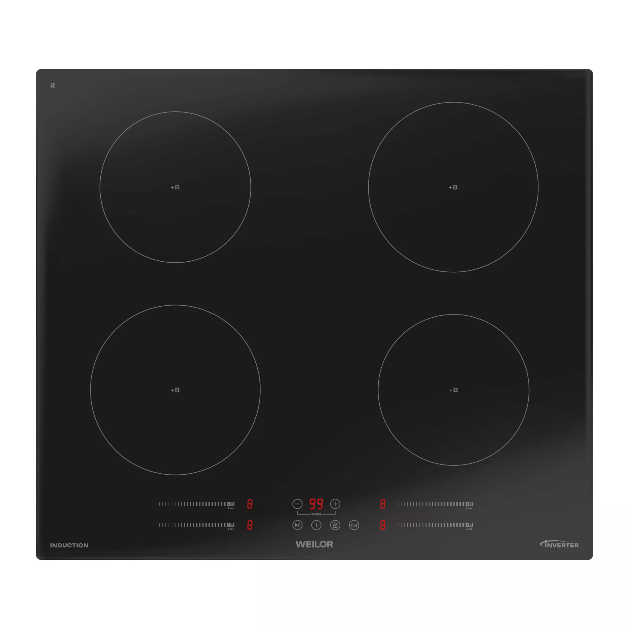 Поверхня індукційна WEILOR WIS 643 BLACK (Колір Чорний), Атикул 5905538403024 |  купить на AQUILA.UA - фото 1