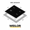 Поверхность стеклокерамическая WEILOR WHC 655 BLACK (Цвет Черный) - № 2 Поверхность стеклокерамическая WEILOR WHC 655 BLACK (Германия)- № 2