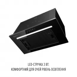 Витяжка повновбудована PERFELLI LIA 5 NM NERO SILENZIO