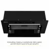 Витяжка повновбудована WEILOR LUMINA WBG 65 BLACK MATTE (Німеччина)- № 2
