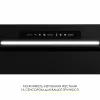 Витяжка повновбудована WEILOR LUMINA WBG 68 BLACK MATTE (Німеччина)- № 11