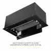 Витяжка повновбудована WEILOR LUMINA WBG 68 BLACK MATTE (Німеччина)- № 8
