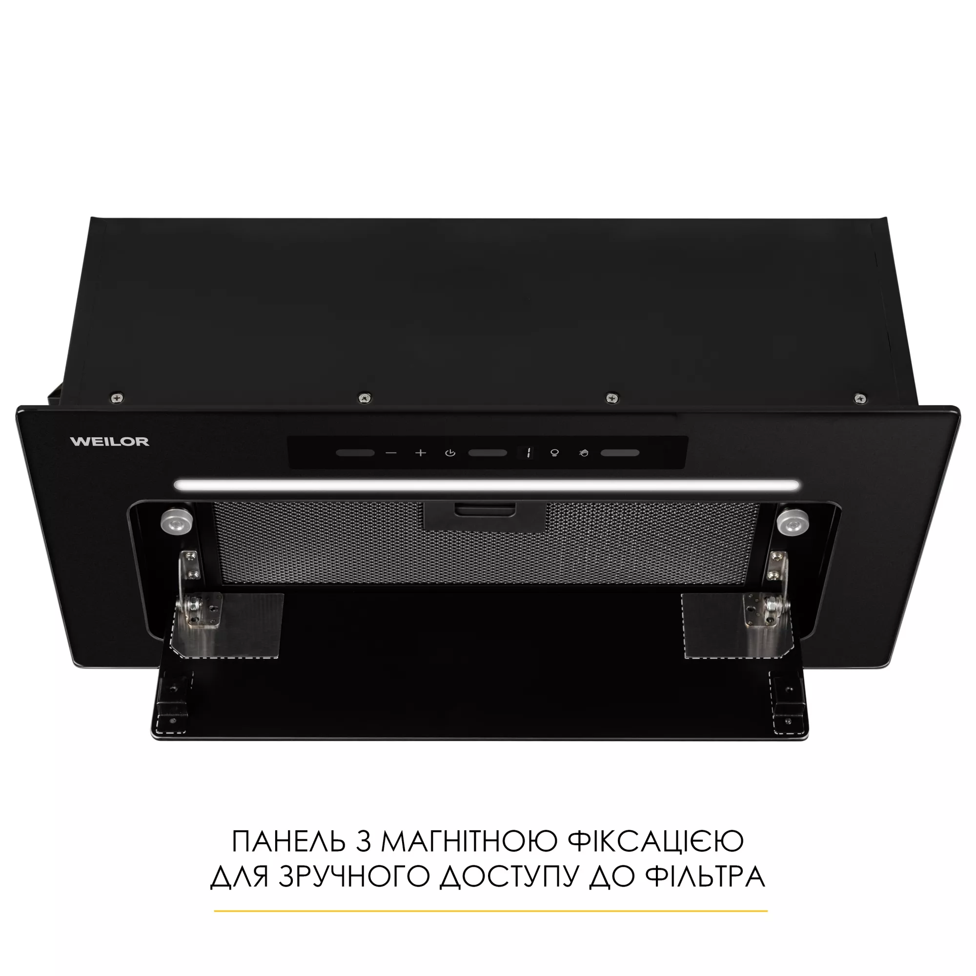 Витяжка повновбудована WEILOR LUMINA WBG 68 BLACK MATTE - фото 10